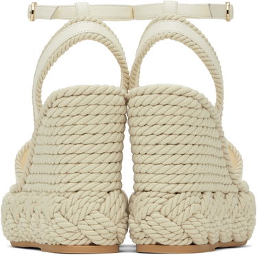 Starostlivosť o obuv Valentino Valentino Garavani VLogo Torchon Wedge Sandals Biela | 6W2S0JS0YWI, 1