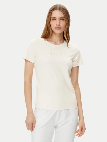 Tričko GUESS Guess Lucia Short Sleeve T-Shirt Béžová | O5GI02KBBU1-G6K5, 1