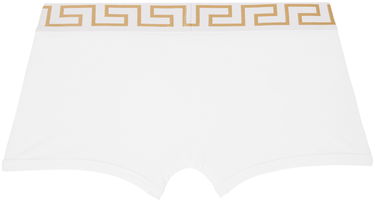 Boxerky Versace Greca Border Boxers Biela | AU10026_1A10011, 2