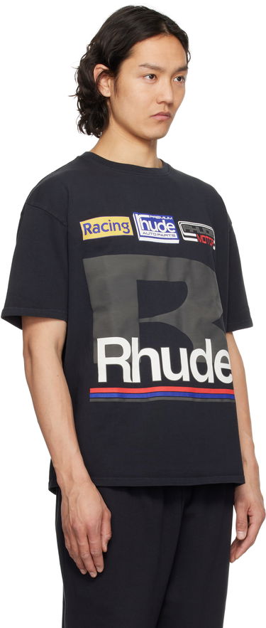 Tričko Rhude Rhude Petrol Patch T-Shirt Čierna | RHSS25TT12012, 1