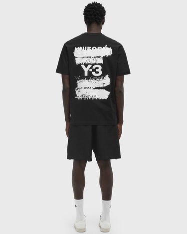 Tričko Y-3 Graphic Short Sleeve T-Shirt Čierna | JN4879, 4