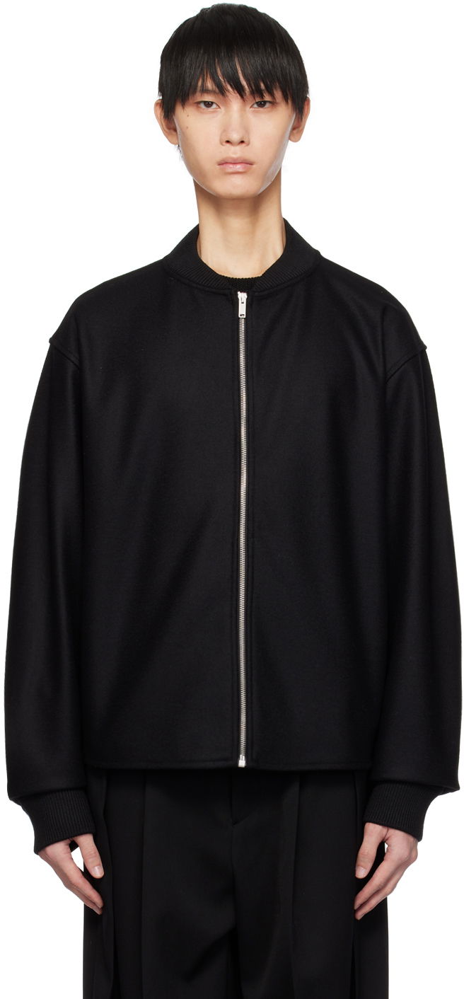 Bunda Jil Sander Zip Jacket Čierna | J22HG0102_J40045, 0