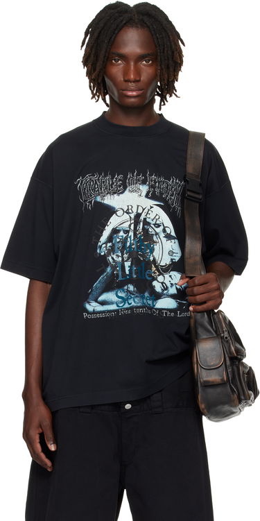 Tričko VETEMENTS VETEMENTS Cradle of Filth 'Filthy Secret' Oversized T-Shirt Čierna | UCF76TR600B, 0