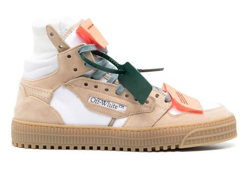 Tenisky a topánky Off-White 3.0 Off Court High-Top White Sand Suede Béžová | OMIA065S23LEA0030117, 0