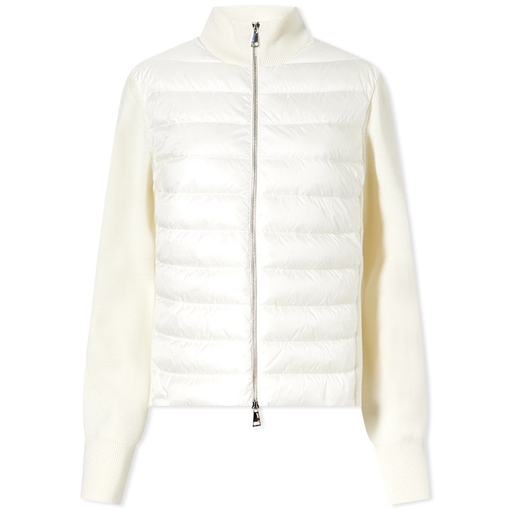 Bunda Moncler Padded High Neck Cardigan Biela | 9B000-18-M1131-030, 0