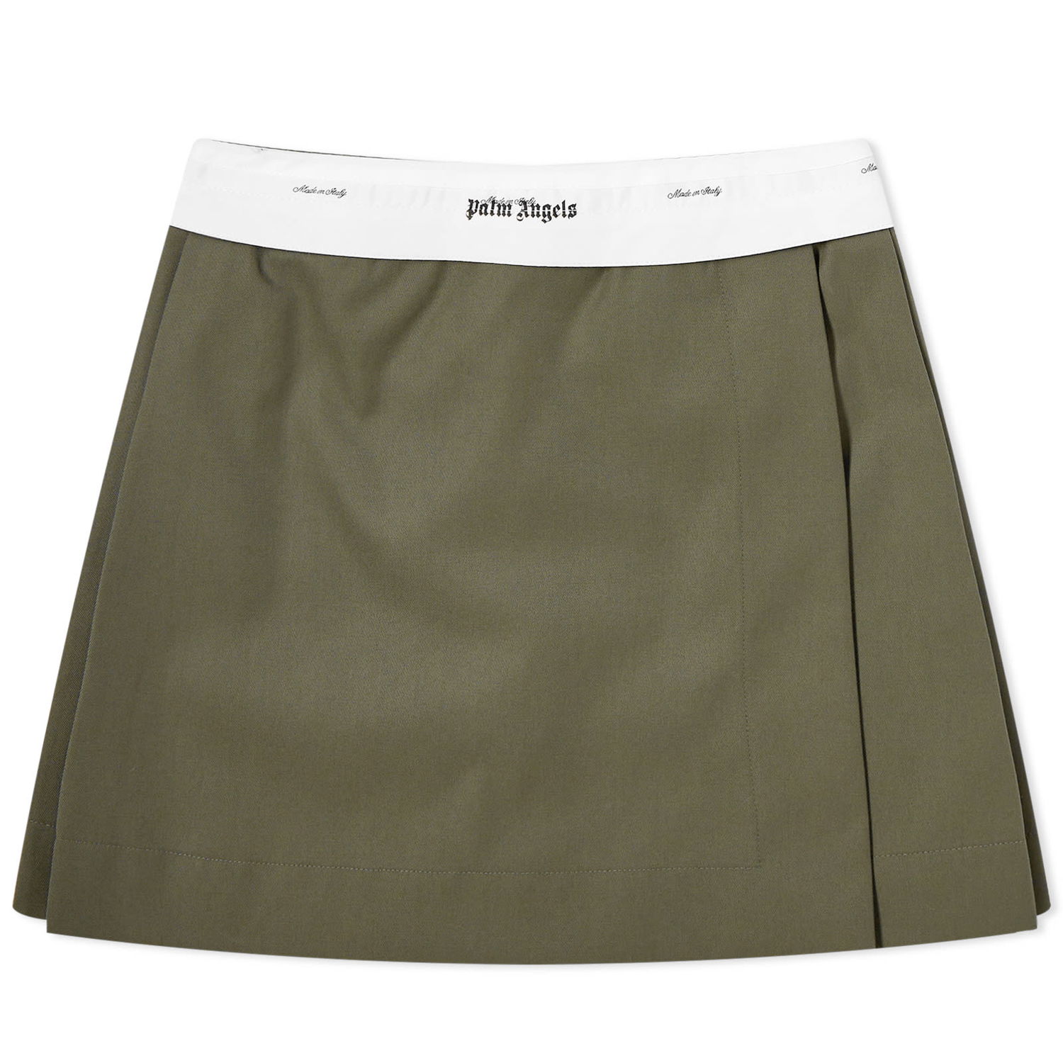 Sukňa Palm Angels Reversed Waistband Skirt Zelené | PWCU001S23FAB0015601, 0