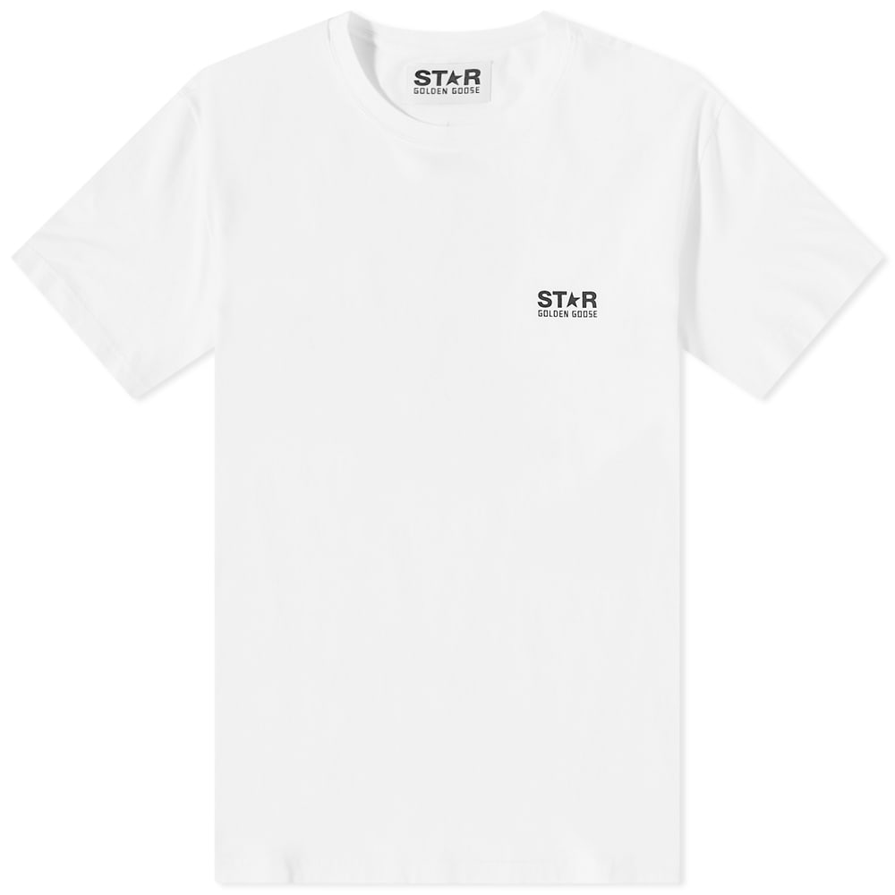 Tričko Golden Goose Star Front Back Print Tee Biela | GMP01220-P000864-11443, 0