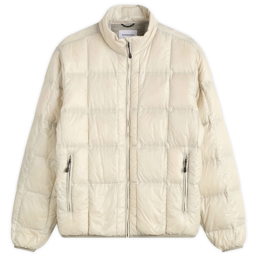 Bunda thisisneverthat PERTEX Light Down Jacket Béžová | TN253OOWHS10-STN