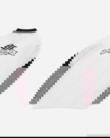 Polo tričko Umbro Long Sleeve Polo Shirt Biela | UBMW0151FA105 WTH0001, 2
