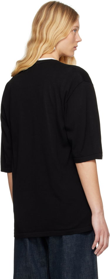 Sveter LEMAIRE Lemaire Short Sleeve Cardigan Čierna | TO1371 LK1041, 2
