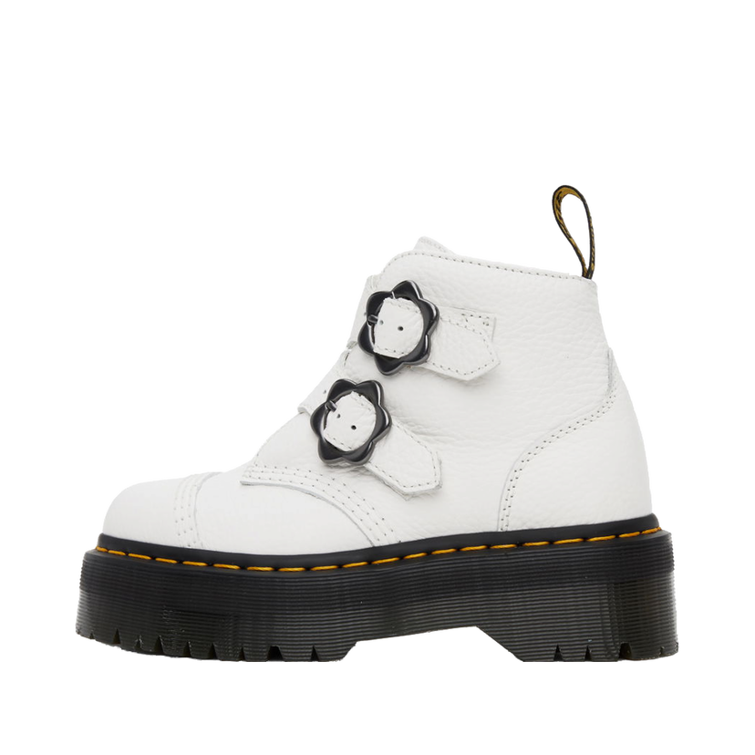 Tenisky a topánky Dr. Martens Devon Flower Platform Boots "White" Biela | 27642100