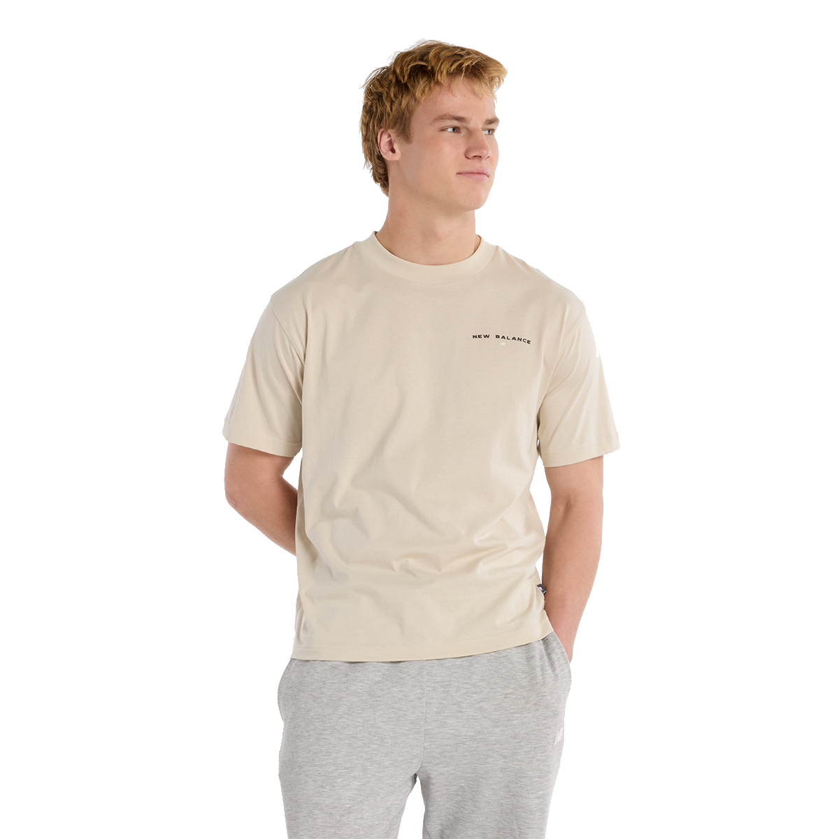 Tričko New Balance Reimagined Graphic T-Shirt Béžová | MT51507-TWF, 0