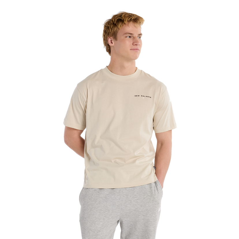 Tričko New Balance Reimagined Graphic T-Shirt Béžová | MT51507-TWF