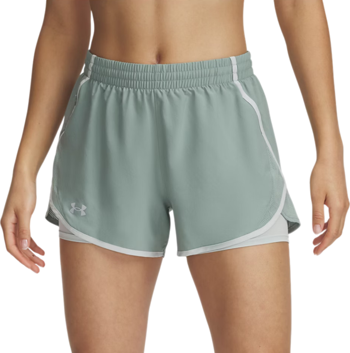 Šortky Under Armour Under Armour Fly By 2-in-1 Running Shorts Zelené | 1382440-348, 0