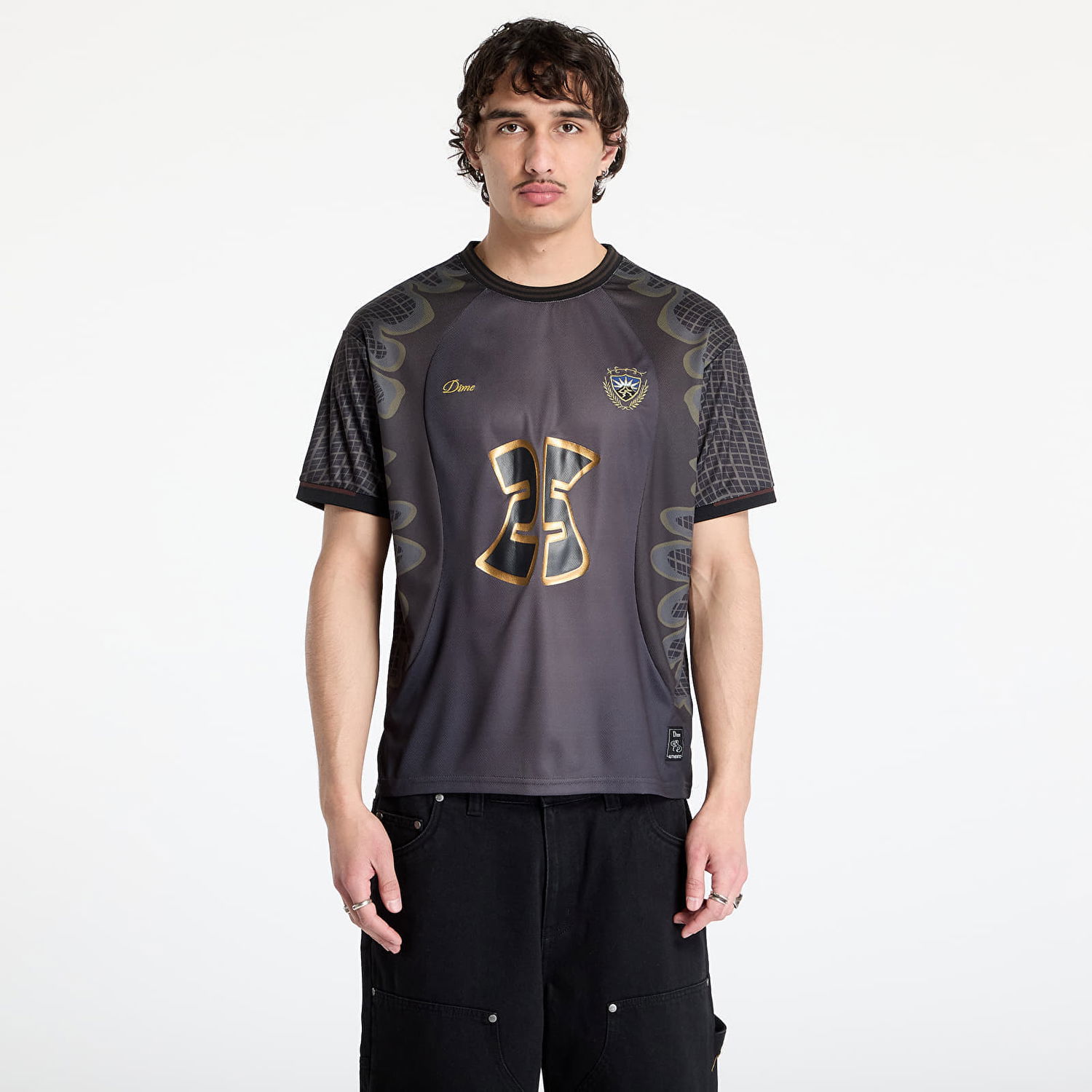 Dres Dime DIME Holy Flame Jersey Čierna | DIME2SP257GLD, 0