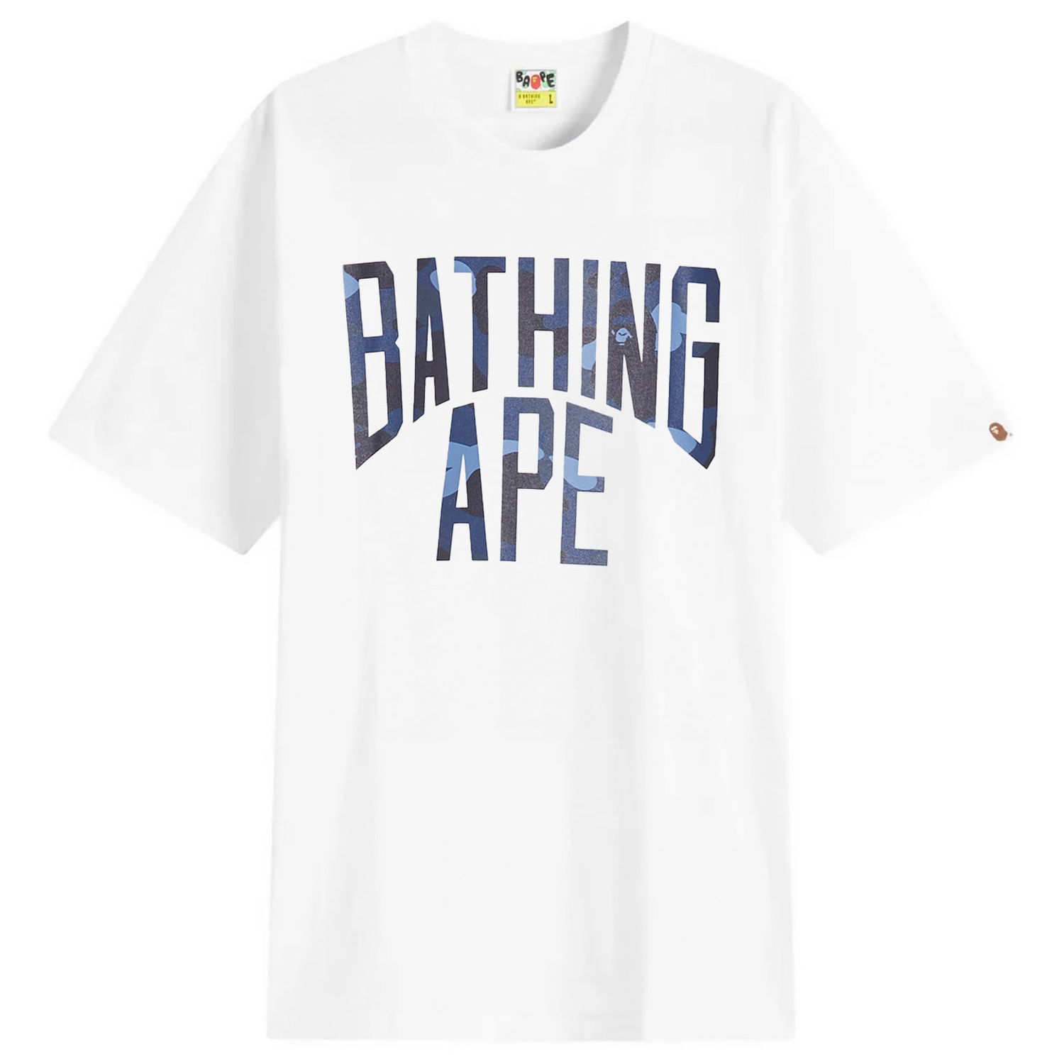 Tričko BAPE Color Camo Arch Logo Graphic T-Shirt Biela | 001TEK801023M-WHT, 1