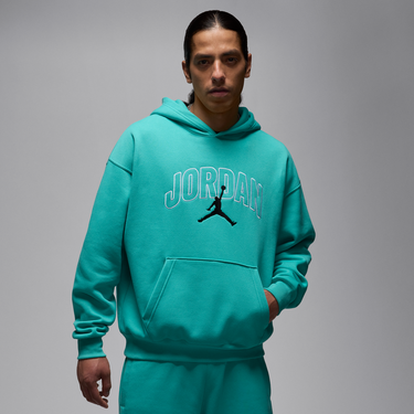 Mikina Jordan Jordan Brooklyn Fleece Relaxed Hoodie Tyrkysová | IB7241-392, 0