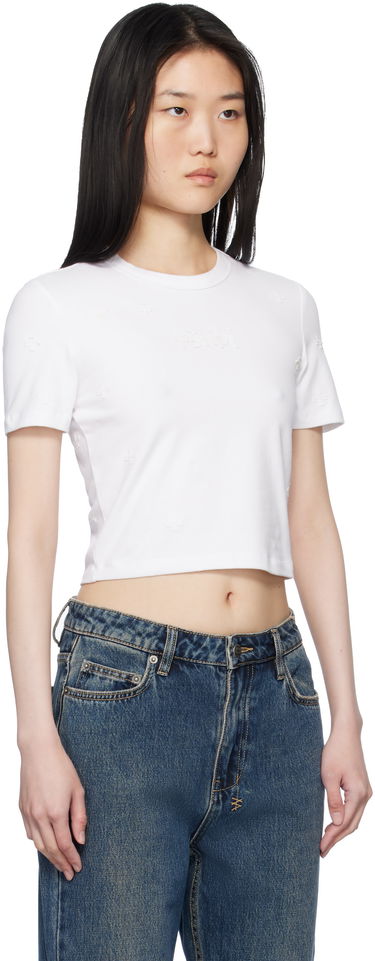 Crop Top Ksubi Ksubi 1999 Plus Baby Cropped T-Shirt Biela | WPS25TE012, 1