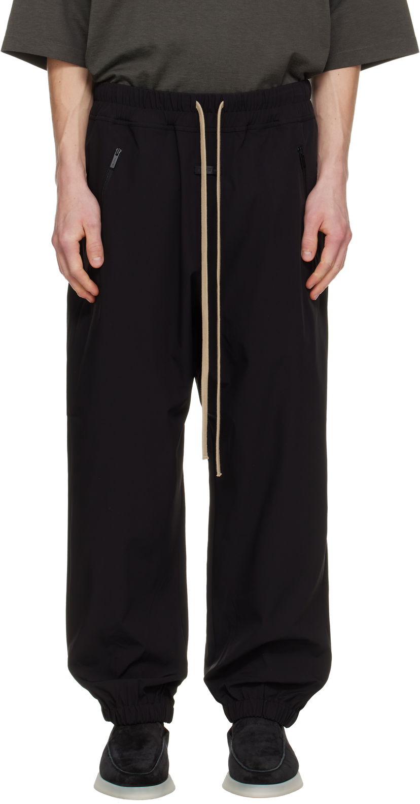 Tepláky Fear of God Fear of God Nylon Track Pants Čierna | FG25FW35-353PON-001
