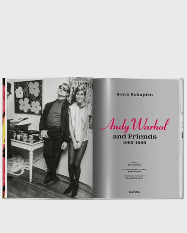 Kniha a časopis TASCHEN Steve Schapiro. Andy Warhol and Friends Book Žltá | 978-3-8365-9917-7, 2