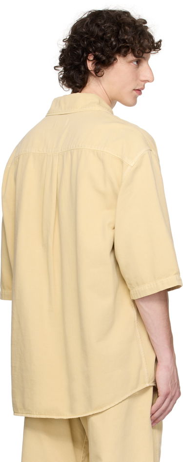 Košeľa LEMAIRE LEMAIRE Short Sleeve Denim Shirt Žltá | SH1174 LD1047, 2