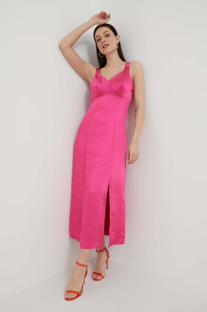 Šaty United Colors of Benetton Dress Ružová | 40V4DV04M.02A, 0