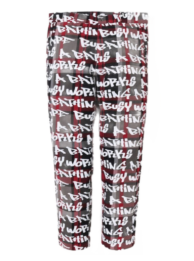 Tepláky BAPE Graffiti Check One Point Relaxed Fit Pants Rôznofarebný | 1I80-152-015