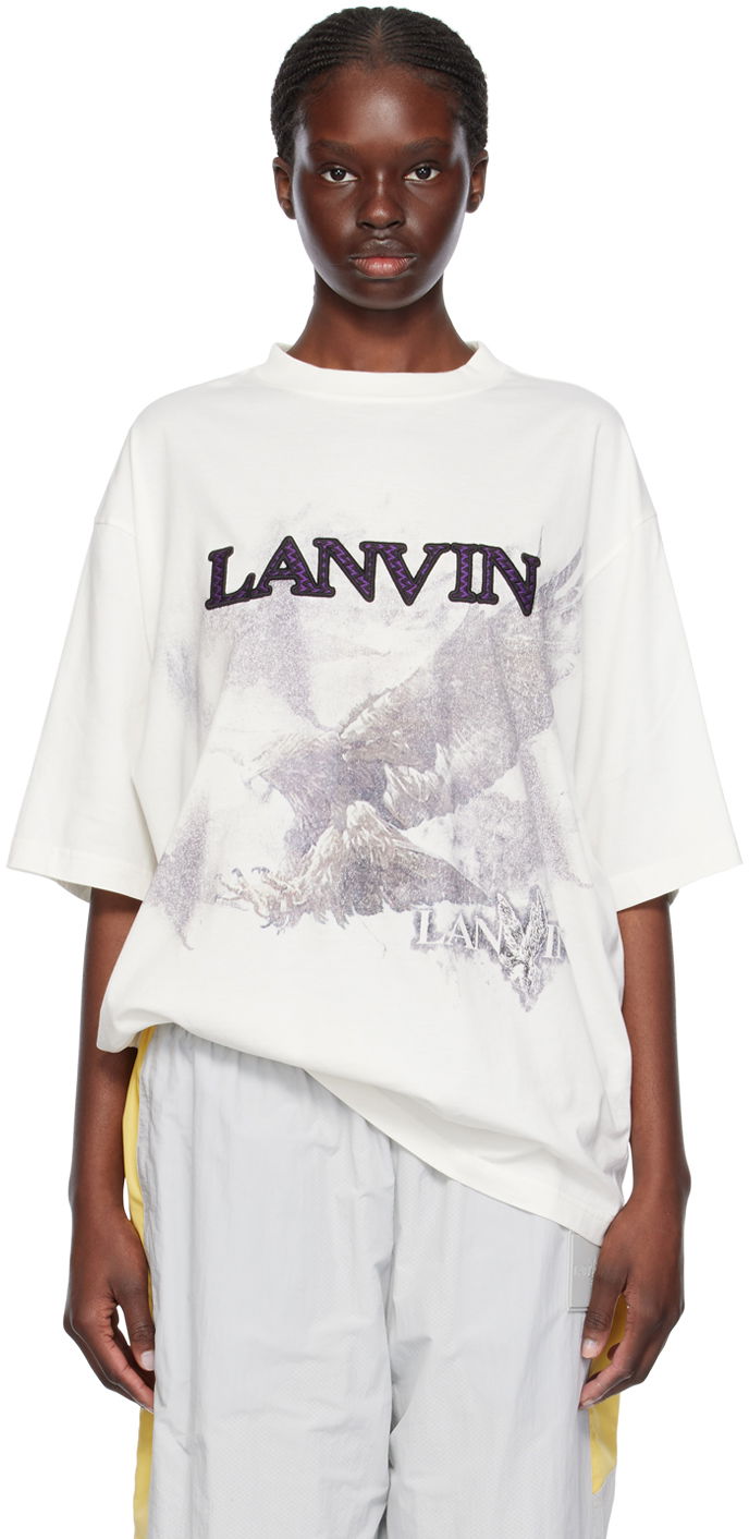 Tričko LANVIN Future x T-Shirt Biela | RU-TS0026-J123-P24, 0