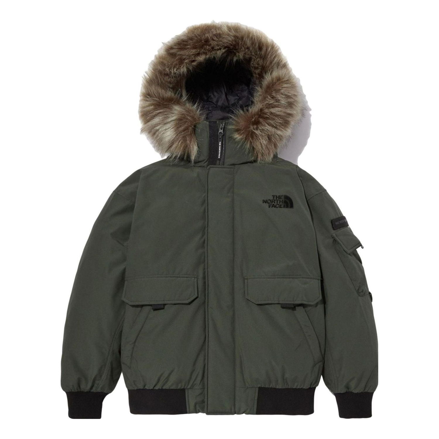 Bomber bunda The North Face Polar Air Down Bomber Jacket Zelené | NJ1DN86B, 0