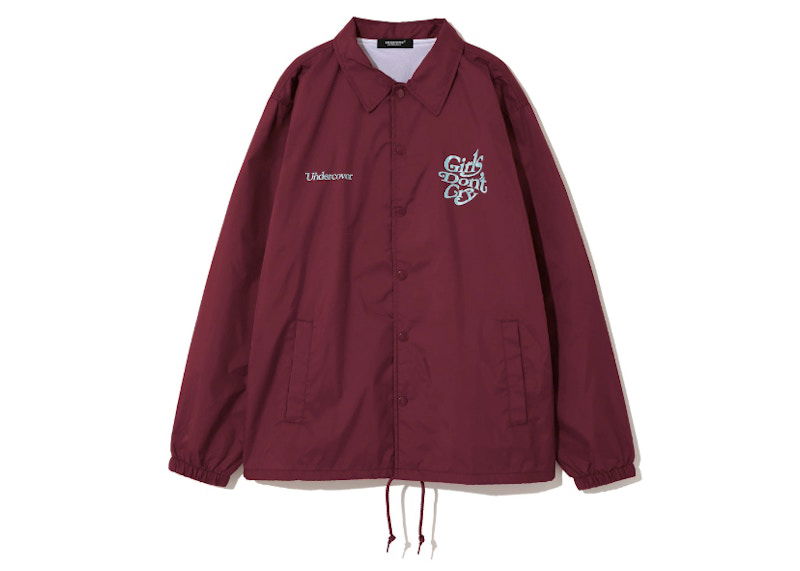 Vetrovka UNDERCOVER Undercover x Verdy Girls Don't Cry Coach Jacket Vínová | UC2B9211