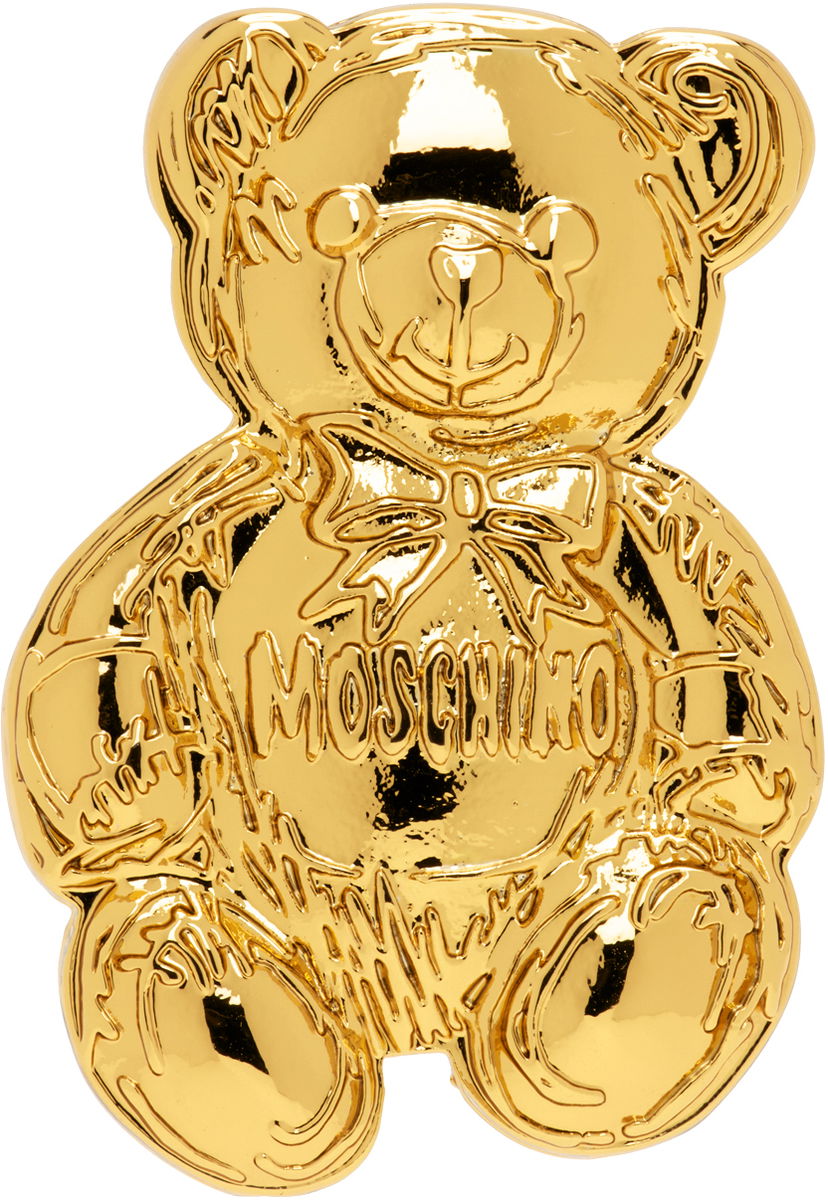 Spona Moschino Teddy Bear Brooch Metalická | 242719142 8487 0606