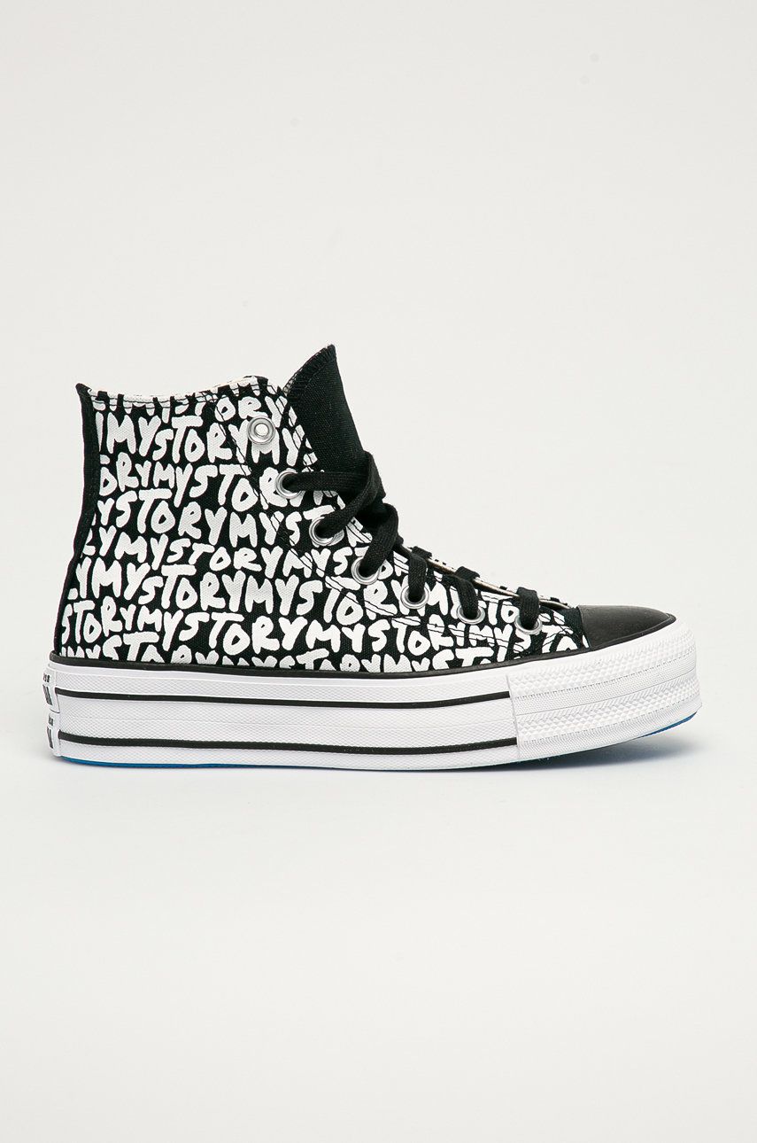 Tenisky a topánky Converse Chuck Taylor All Star Double Stack Lift Čierna | 570321C, 0