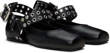 Tenisky a topánky Alaïa ALAÏA Biker Ballerina Flats Čierna | AA3A041CK290, 3