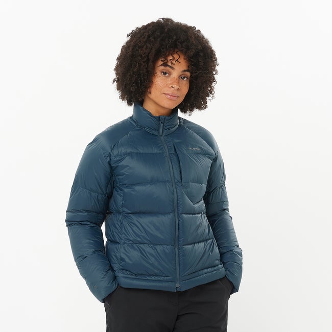 Prešívaná bunda Salomon Outline Down Jacket Modrá | LC2338200, 0