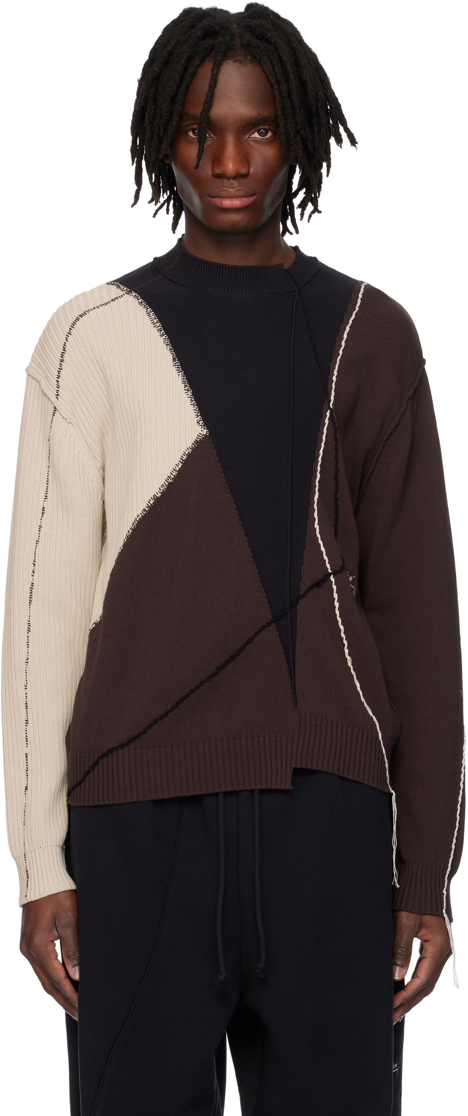 Sveter A-COLD-WALL* A-COLD-WALL* Overstitch Knit Sweater Rôznofarebný | ACWMK192, 0