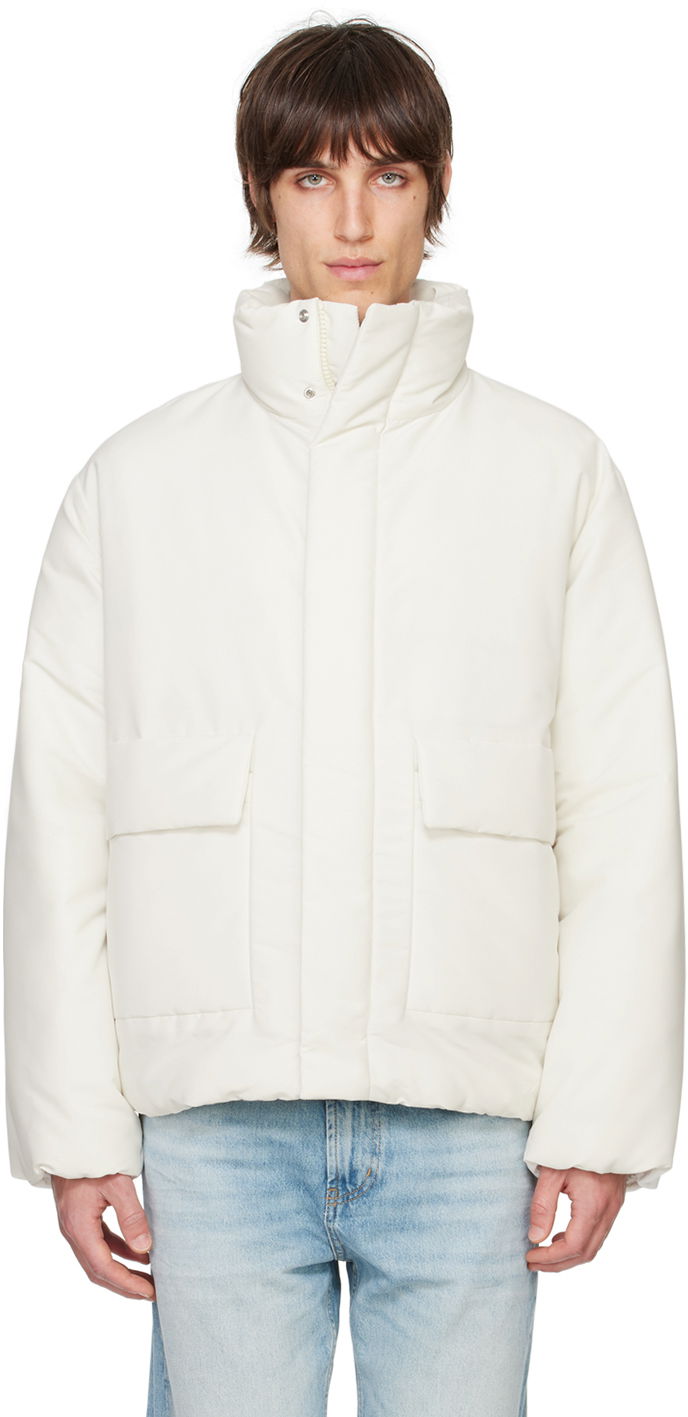 Prešívaná bunda BOSS Taffeta Down Jacket Biela | 50521454, 0