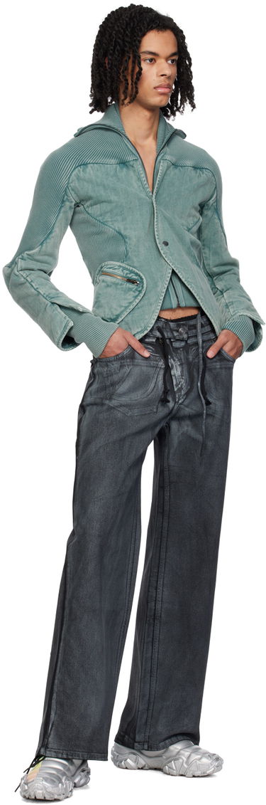 Bunda Ottolinger Ottolinger Silhouette Denim Jacket Zelené | 2100301, 3