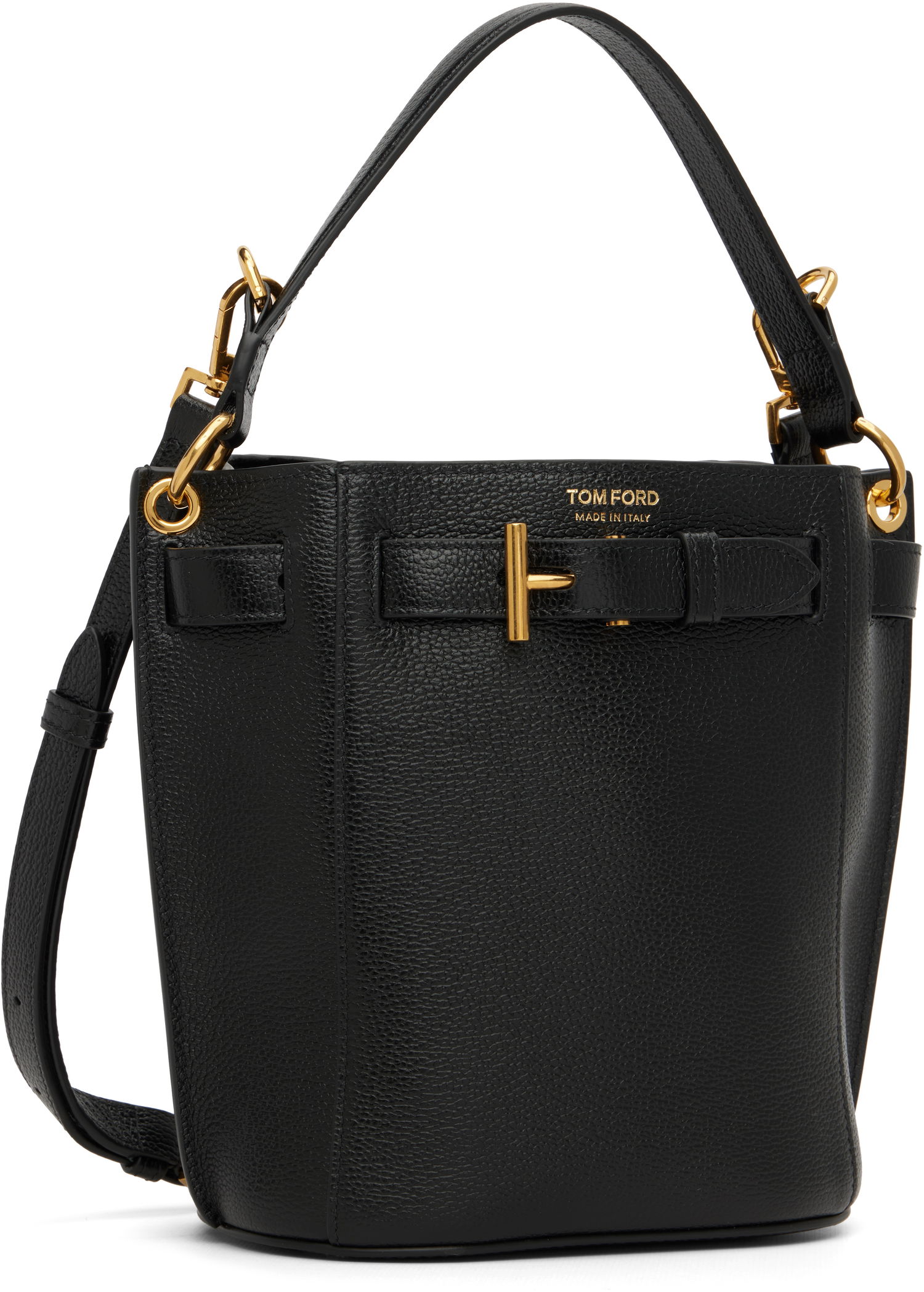 Kabelka Tom Ford Tom Ford Mini Audrey Grained Leather Bucket Bag Čierna | S0481-LCL429X, 1