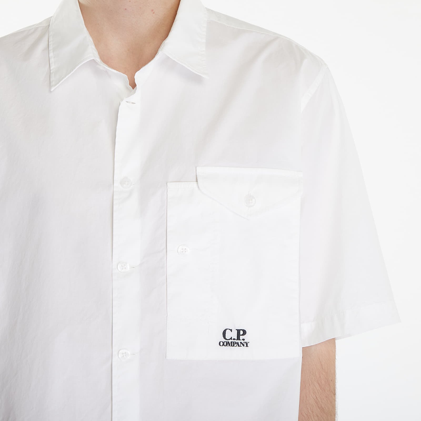 Short Sleeve Shirt Gauze White