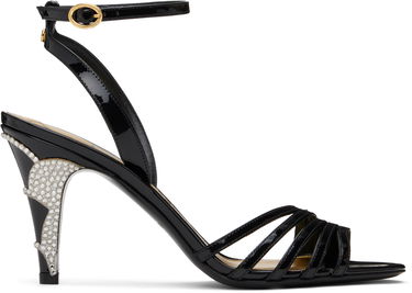 Doplnky Valentino Valentino Garavani Ladycrush Patent Leather Heeled Sandals Čierna | 6W2S0LD3SWK, 0