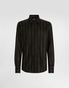 Dolce & Gabbana Pinstriped Flannel Shirt