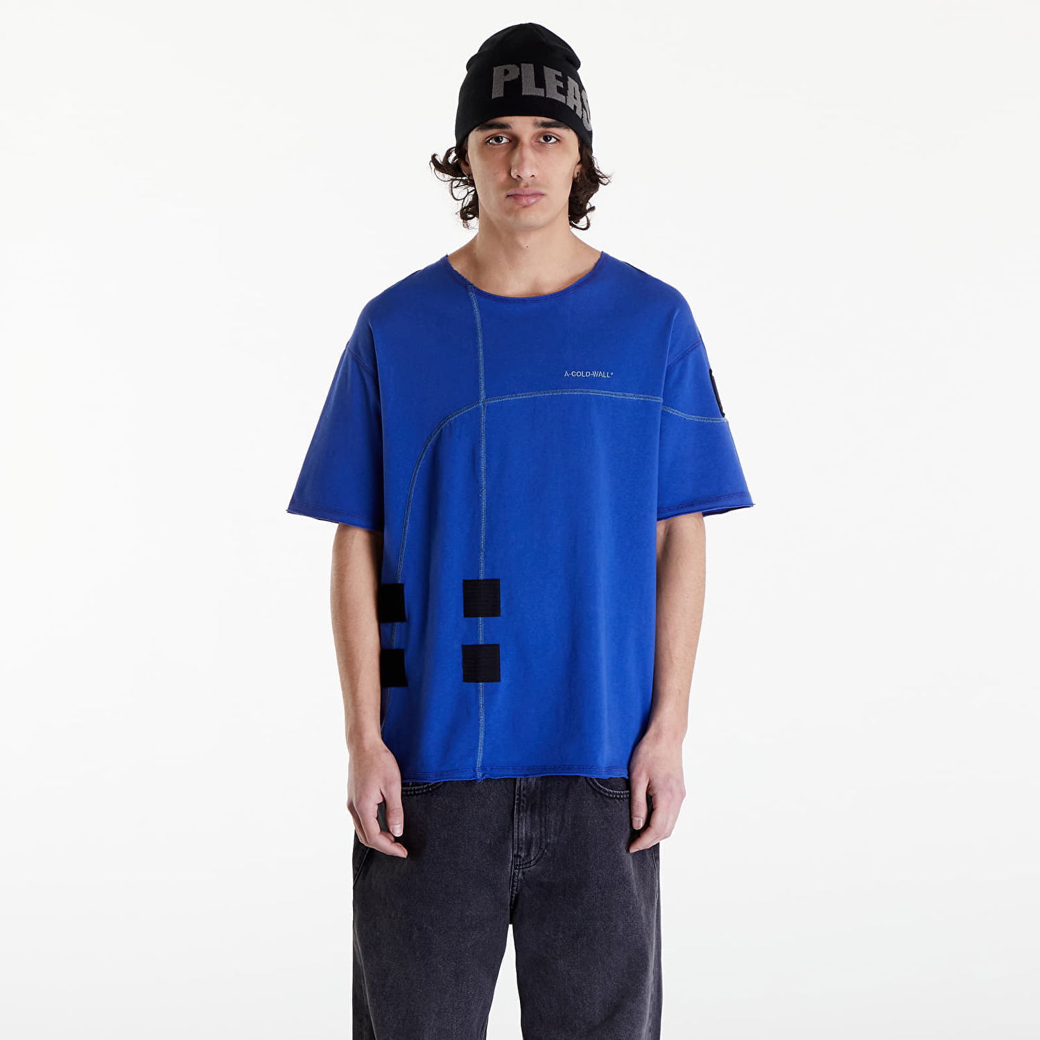 Tričko A-COLD-WALL* Intersect T-Shirt Modrá | ACWMTS179 Volt Blue, 0