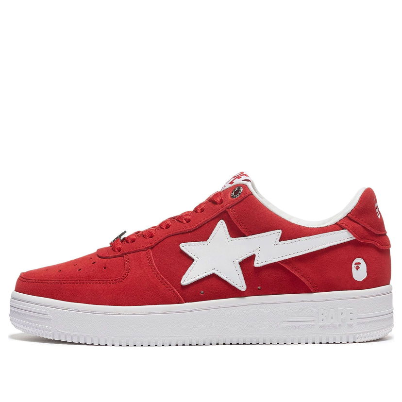 Tenisky a topánky BAPE BAPE Sta Červená | BAPESTA-SUEDE-PACK-RED