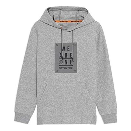 Mikina Li-Ning Wade Series Alphabet Print Pullover Hoodie Šedá | AWDS193-4, 0