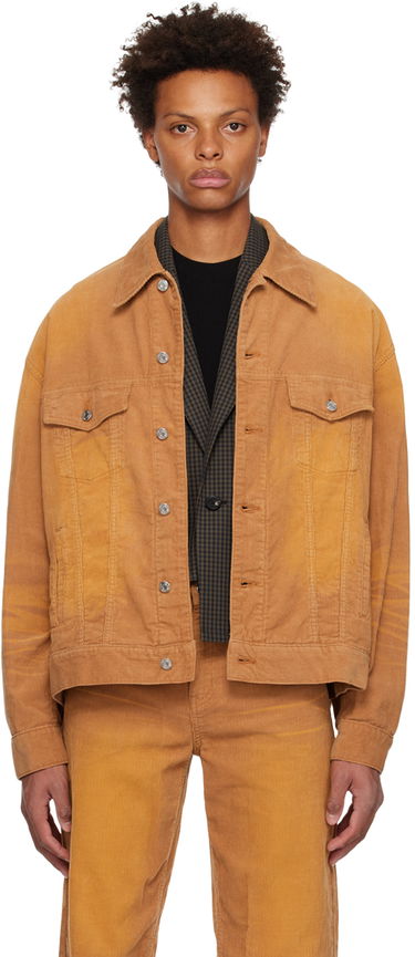 Bunda We11done We11done Oversized Corduroy Jacket Oranžová | WD-DJ3-22-388-U-CM, 0
