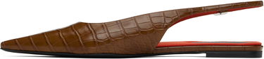 Tenisky a topánky Stella McCartney Elsa Slingback Ballerina Flats Hnedá | 810500AP0AU0, 2