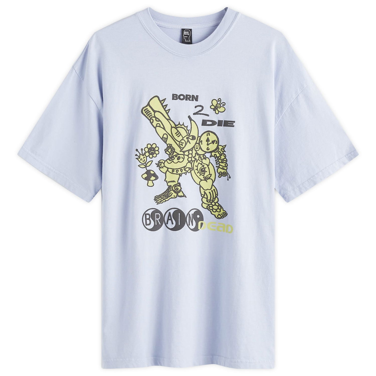 Tričko Brain Dead Born 2 Die T-Shirt Modrá | F24T00004083-PERI, 0