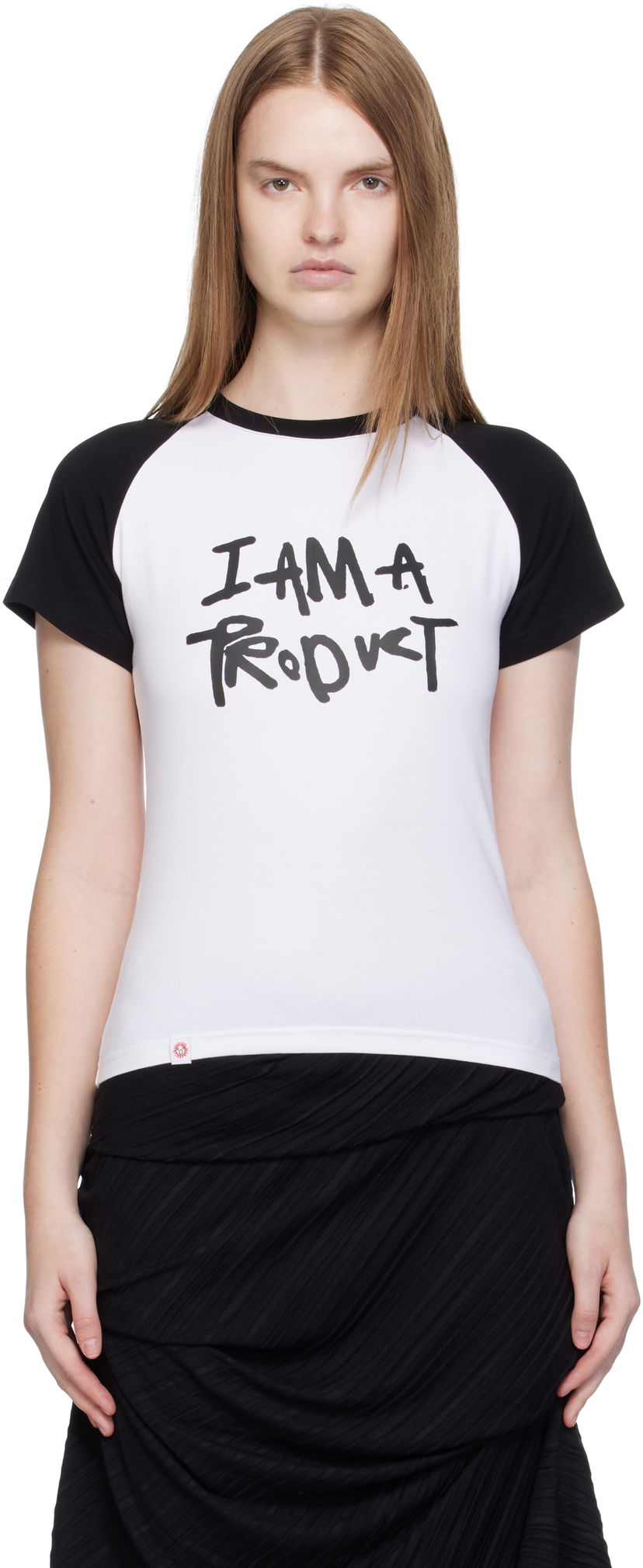 Tričko Charles Jeffrey Loverboy Charles Jeffrey LOVERBOY Graphic Baby Raglan T-Shirt Biela | 52082001