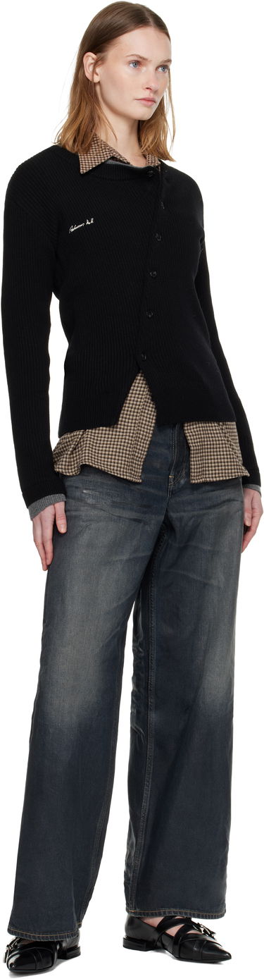 Sveter Andersson Bell Button Slim Knit Cardigan Čierna | atb1383w, 3