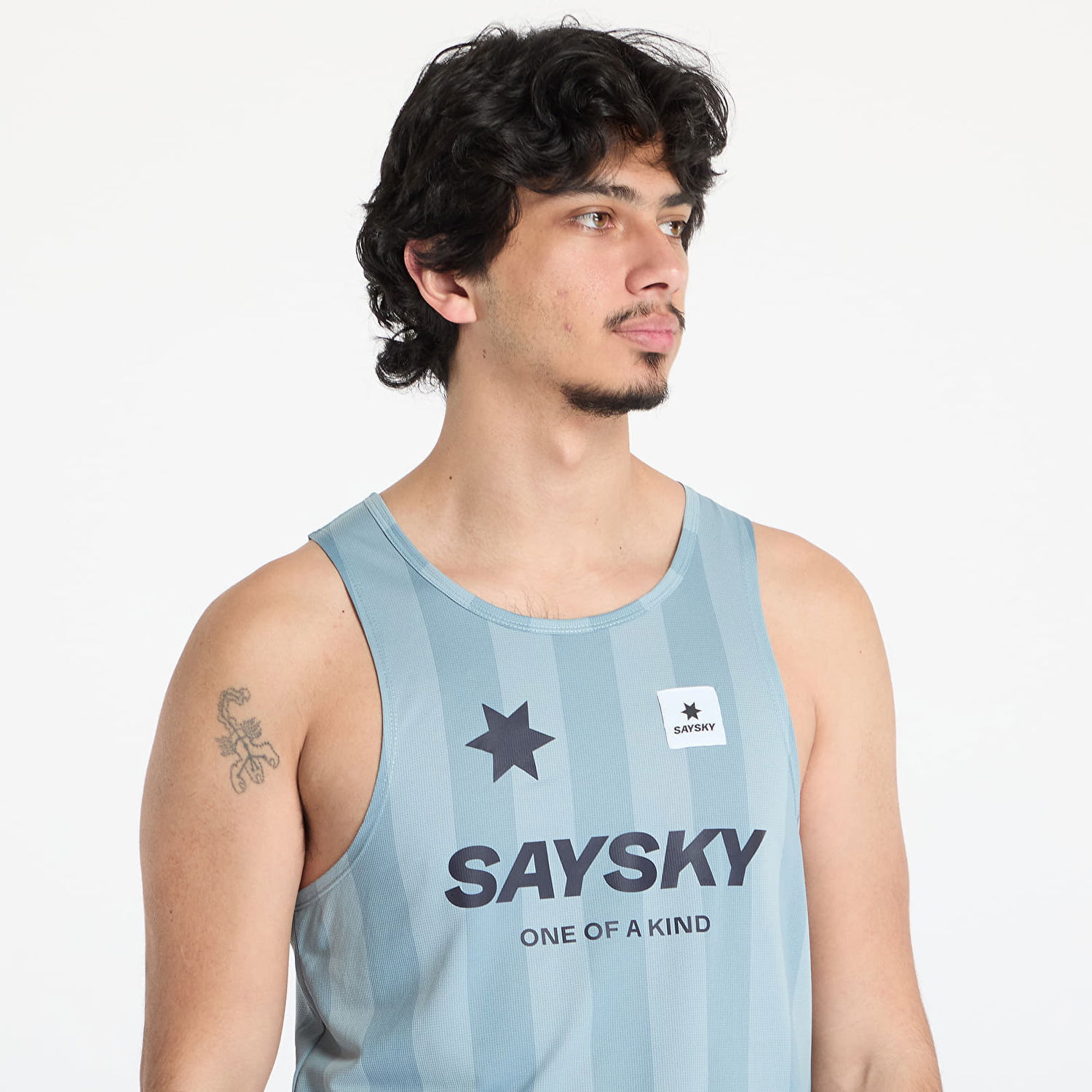 Tielko Saysky SAYSKY Stripe Combat Singlet Top Modrá | NMRSI31C007, 1